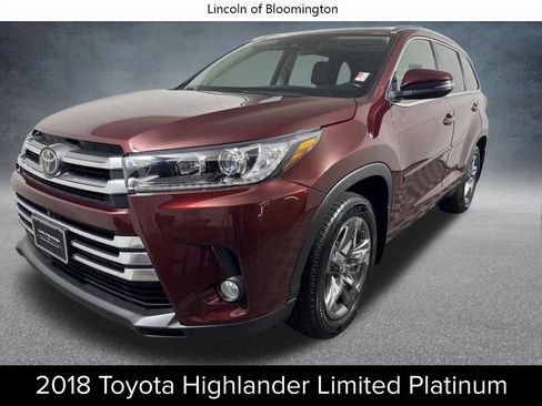 Used 2018 Toyota Highlander Limited Platinum AWD/4WD image 1