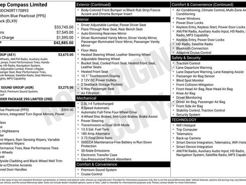 Certified 2024 Jeep Compass Limited w/ Elite Group AWD/4WD image 26