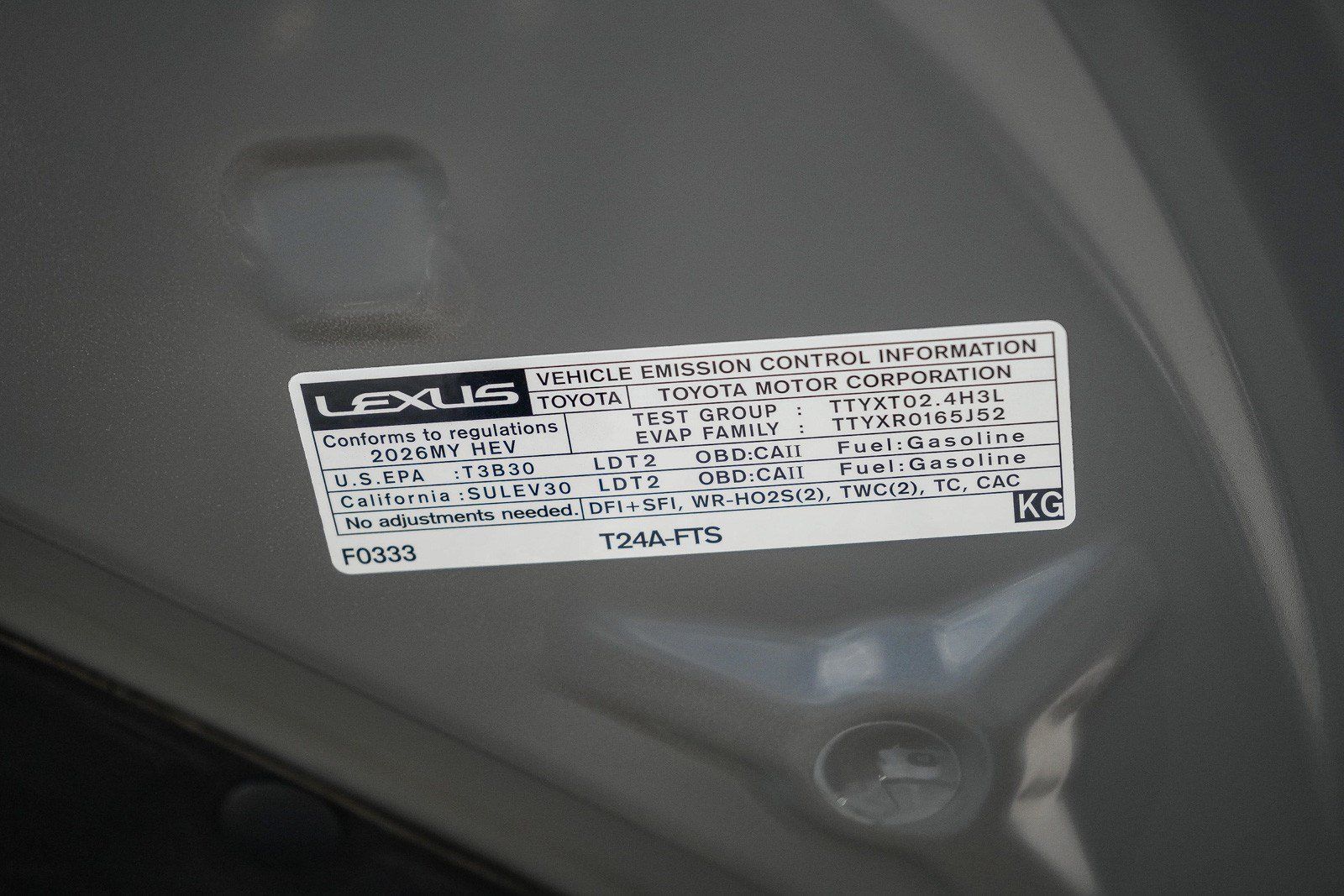 New 2026 Lexus RX 500h F Sport w/ Convenience Package AWD/4WD image 27