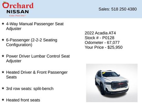 Used 2022 GMC Acadia AT4 AWD/4WD image 21