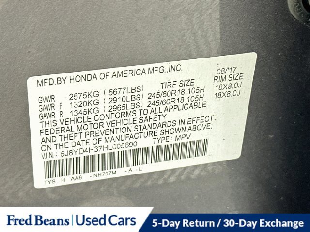 Used 2017 Acura MDX SH-AWD image 38