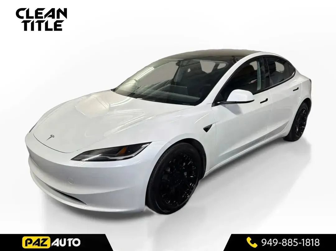 Used 2025 Tesla Model 3 Long Range AWD/4WD image 1