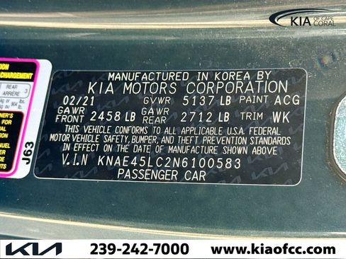 Certified 2022 Kia Stinger GT1 image 43