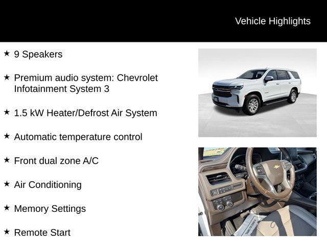 Certified 2022 Chevrolet Tahoe LT w/ Luxury Package AWD/4WD image 16