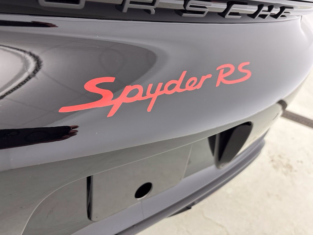 Certified 2025 Porsche 718 Boxster Spyder RS RWD image 11