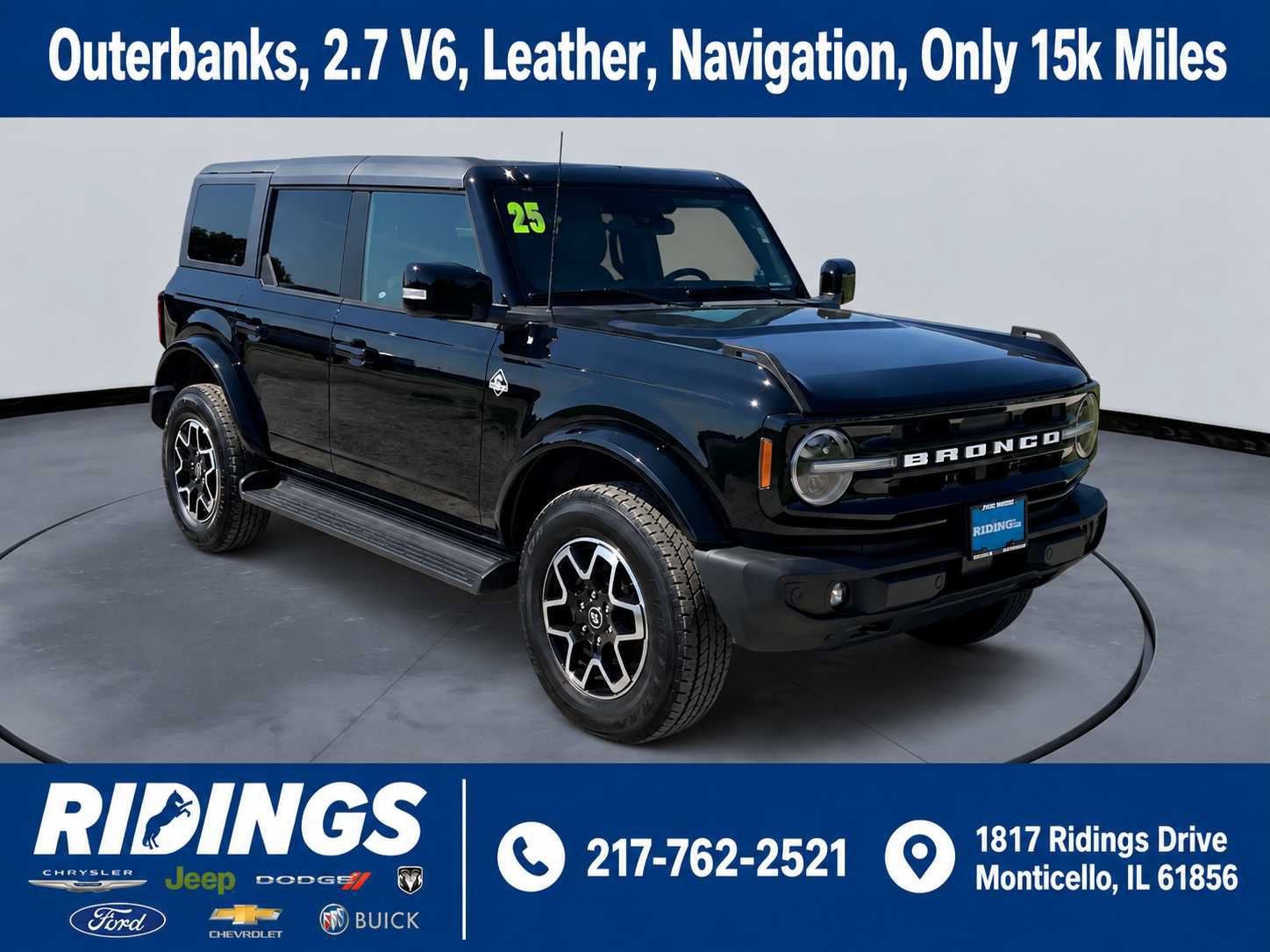 Used 2025 Ford Bronco Outer Banks AWD/4WD image 1