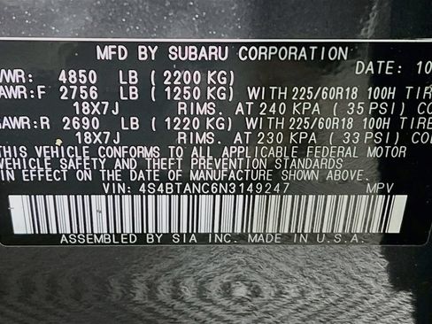 Used 2022 Subaru Outback Limited w/ Popular Package #2 AWD/4WD image 37