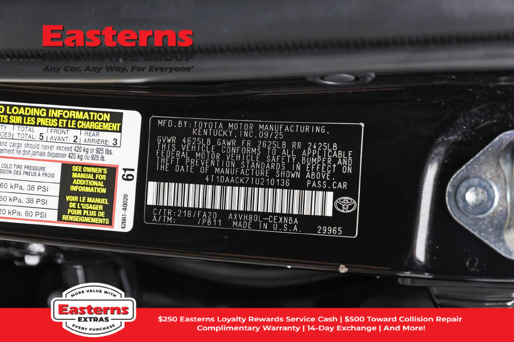 Used 2026 Toyota Camry LE FWD image 36