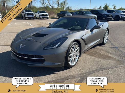 Used 2015 Chevrolet Corvette Stingray Convertible w/ 2LT Preferred Equipment Group RWD image 1