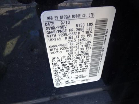 Used 2014 Nissan Murano SL w/ Navigation Package image 31