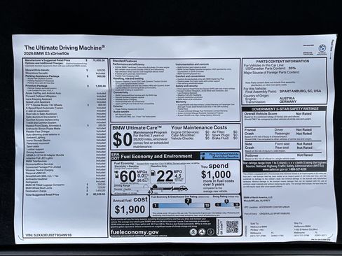 New 2026 BMW X5 xDrive50e image 38