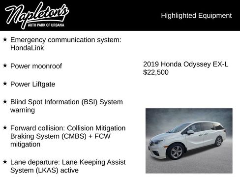 Used 2019 Honda Odyssey EX-L image 3