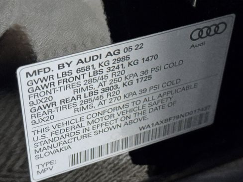 Used 2022 Audi Q7 3.0T Premium w/ Convenience Package image 31