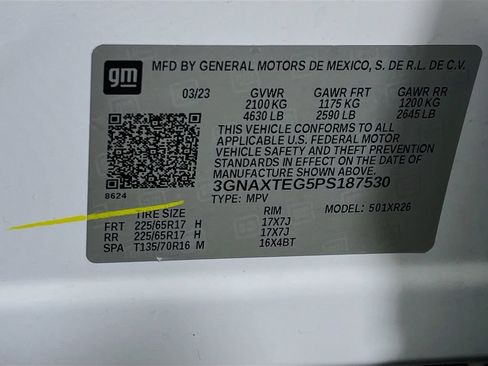Used 2023 Chevrolet Equinox LT w/ Driver Convenience Package AWD/4WD image 32