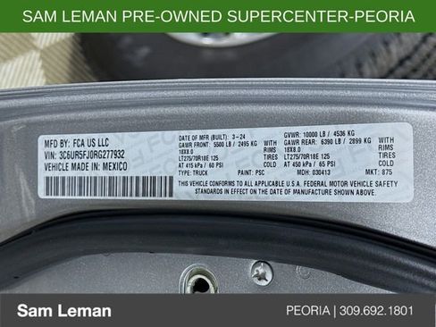 Used 2024 RAM 2500 Laramie w/ Chrome Bumper Package image 31