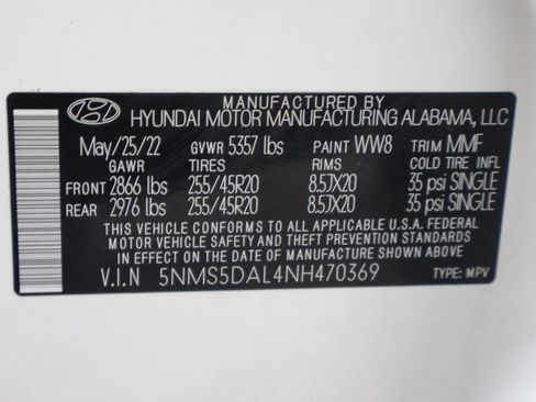 Used 2022 Hyundai Santa Fe Calligraphy AWD/4WD image 65