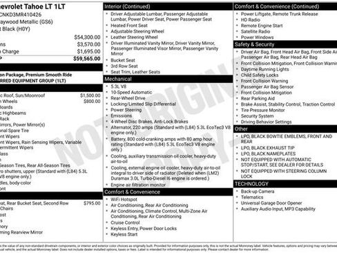 Used 2021 Chevrolet Tahoe LT image 4