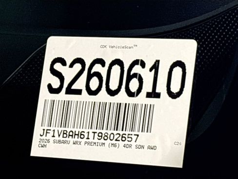 New 2026 Subaru WRX Premium image 25