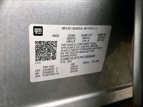 Used 2024 Chevrolet Traverse RS w/ LPO, Floor Liner Package image 19