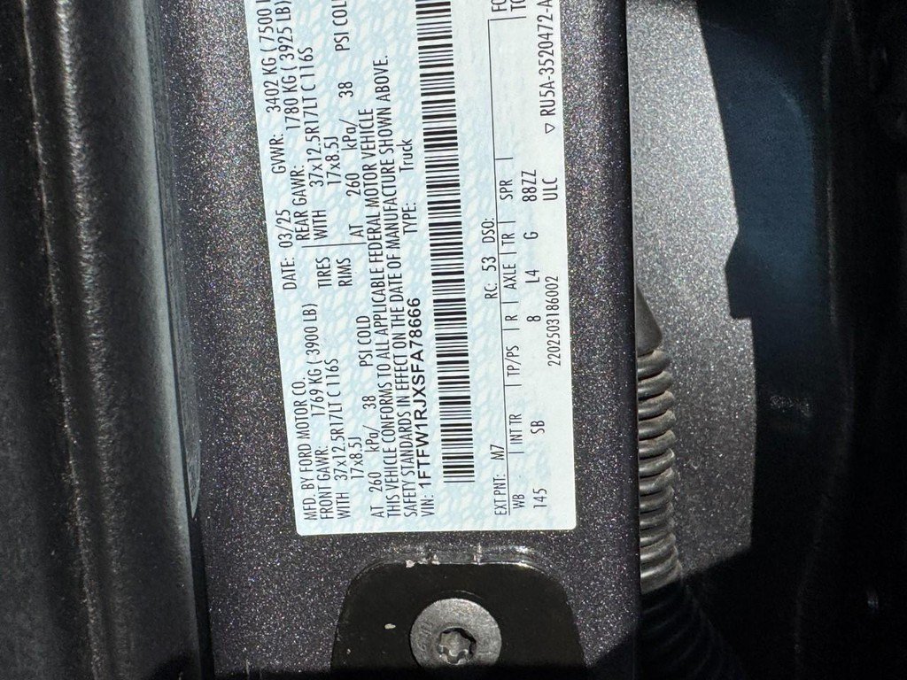 Used 2025 Ford F150 Raptor w/ Equipment Group 803A Raptor R AWD/4WD image 28
