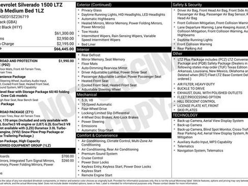 Used 2025 Chevrolet Silverado 1500 LTZ AWD/4WD image 44