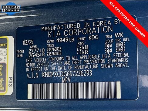 Certified 2025 Kia Sportage SX Prestige image 35
