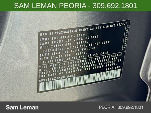 Used 2023 Volkswagen Tiguan SE image 30