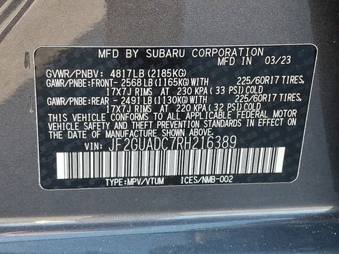 Certified 2024 Subaru Crosstrek 2.0i Premium image 26