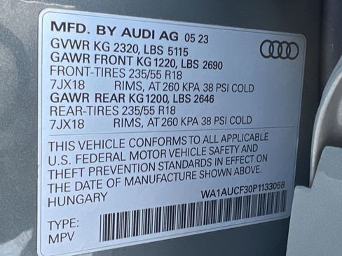 Used 2023 Audi Q3 2.0T Premium w/ Convenience Package image 20