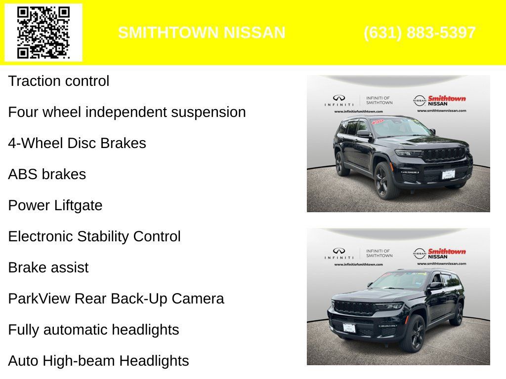 Used 2023 Jeep Grand Cherokee L Limited w/ Black Appearance Package AWD/4WD image 6