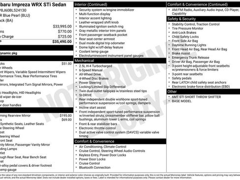 Used 2011 Subaru Impreza WRX STI image 6