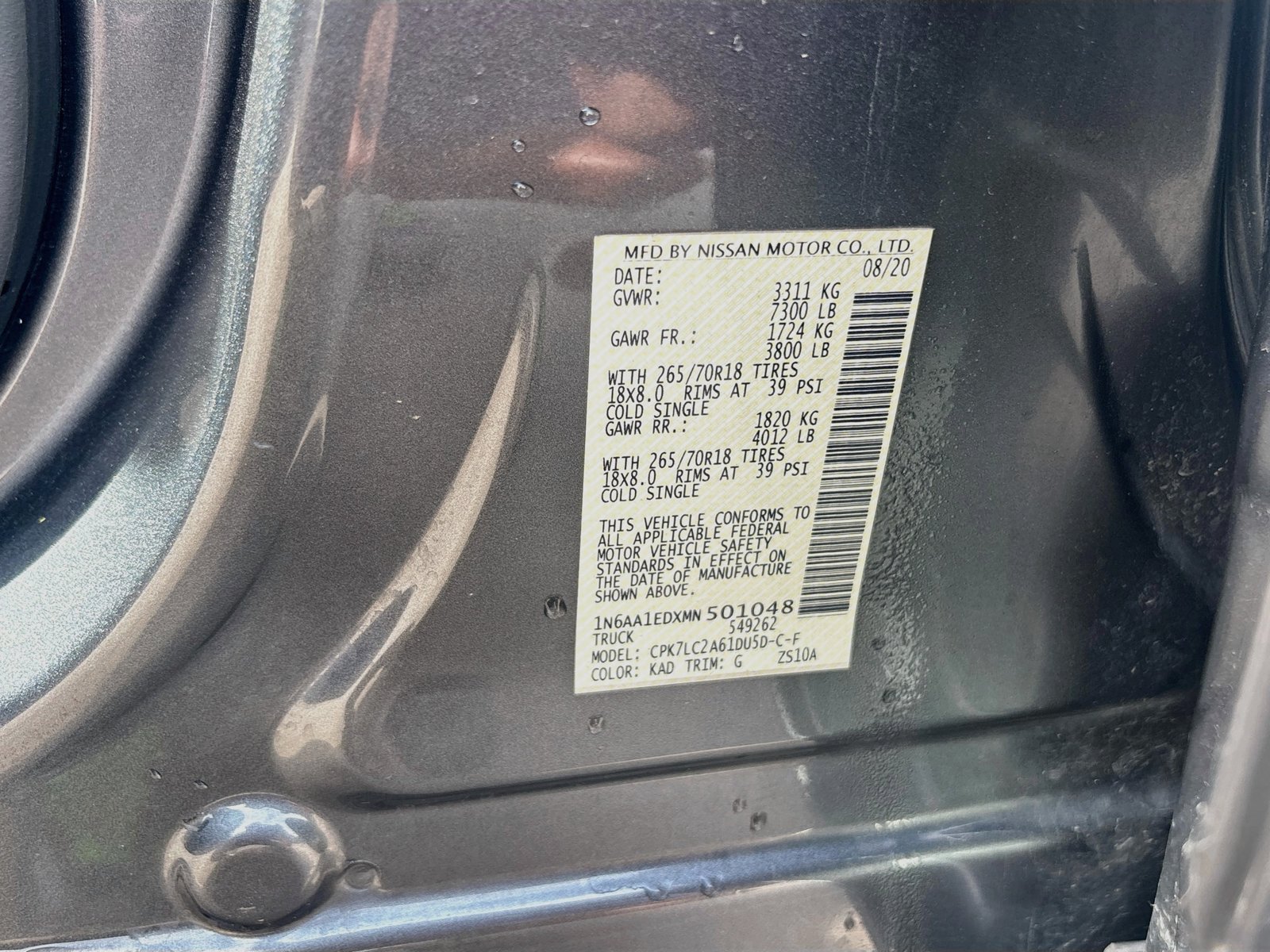 Used 2021 Nissan Titan 4x4 Crew Cab image 31