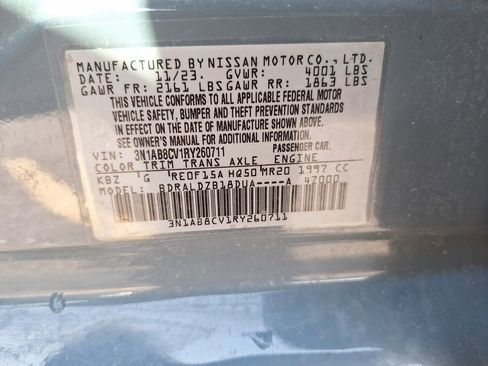 Certified 2024 Nissan Sentra SV w/ Trunk Package image 26