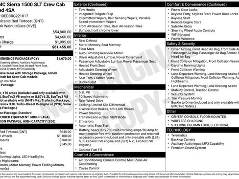 Used 2024 GMC Sierra 1500 SLT w/ SLT Convenience Package RWD image 27