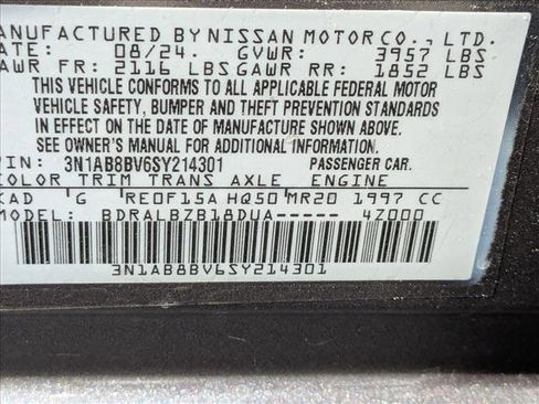 Certified 2025 Nissan Sentra S image 23