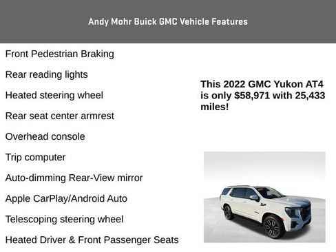 Used 2022 GMC Yukon AT4 image 20