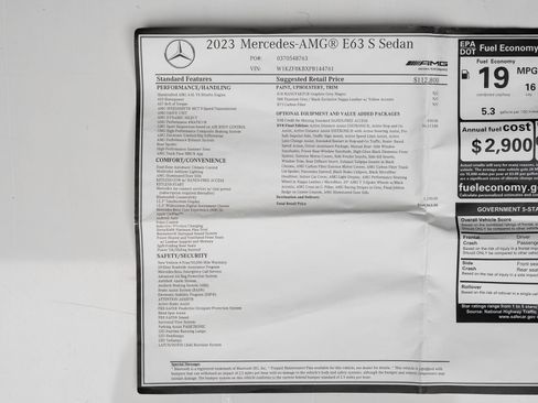 Used 2023 Mercedes-Benz E 63 AMG S image 92