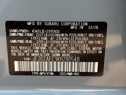 Used 2019 Subaru Crosstrek 2.0i Premium AWD/4WD image 23