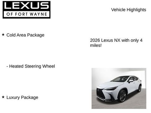 New 2026 Lexus NX 350 AWD w/ Luxury Package image 7