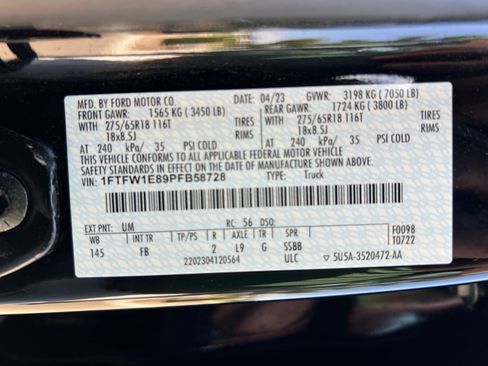Used 2023 Ford F150 XLT w/ Equipment Group 302A High AWD/4WD image 23
