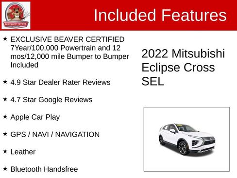 Used 2022 Mitsubishi Eclipse Cross SEL image 4