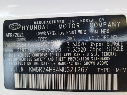 Used 2021 Hyundai Palisade Calligraphy FWD image 33
