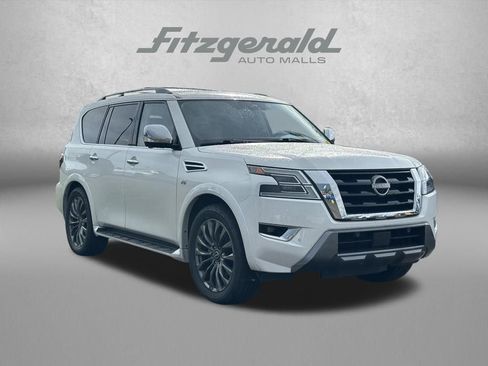 Used 2022 Nissan Armada Platinum w/ Captain's Chairs Package AWD/4WD image 1
