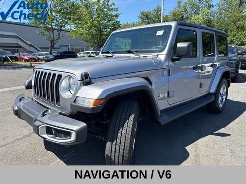 Used 2021 Jeep Wrangler Unlimited Sahara AWD/4WD image 3