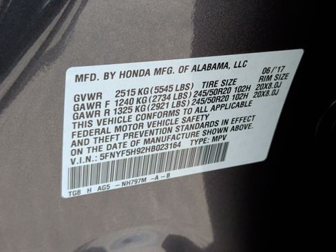 Used 2017 Honda Pilot Touring image 44