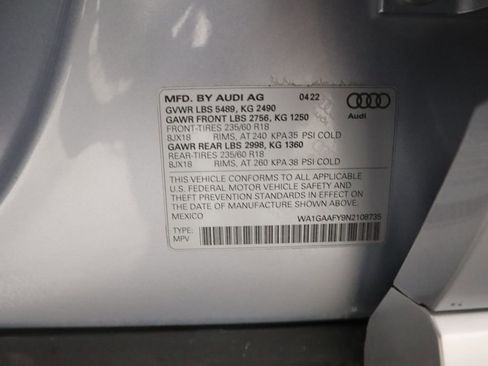 Certified 2022 Audi Q5 2.0T Premium image 33