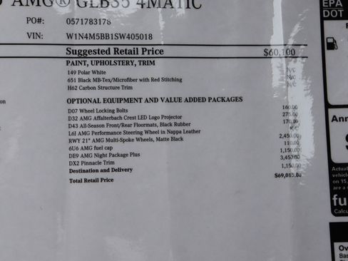 New 2025 Mercedes-Benz GLB 35 AMG 4MATIC image 53