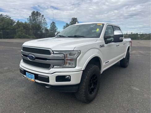 Certified 2018 Ford F150 Platinum w/ Equipment Group 701A Luxury AWD/4WD image 1