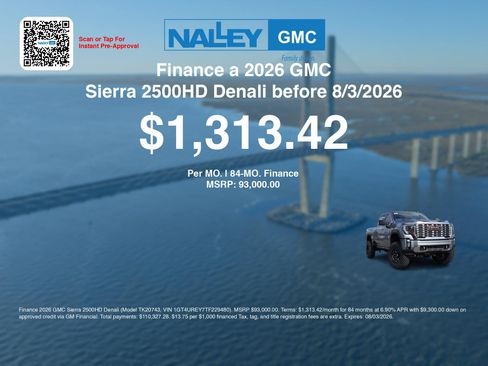 New 2026 GMC Sierra 2500 Denali w/ Denali Reserve Package AWD/4WD image 7