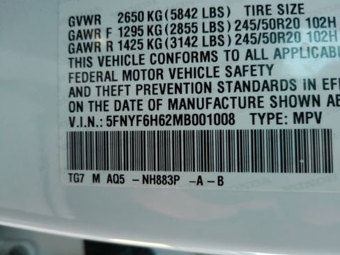 Used 2021 Honda Pilot Touring image 76